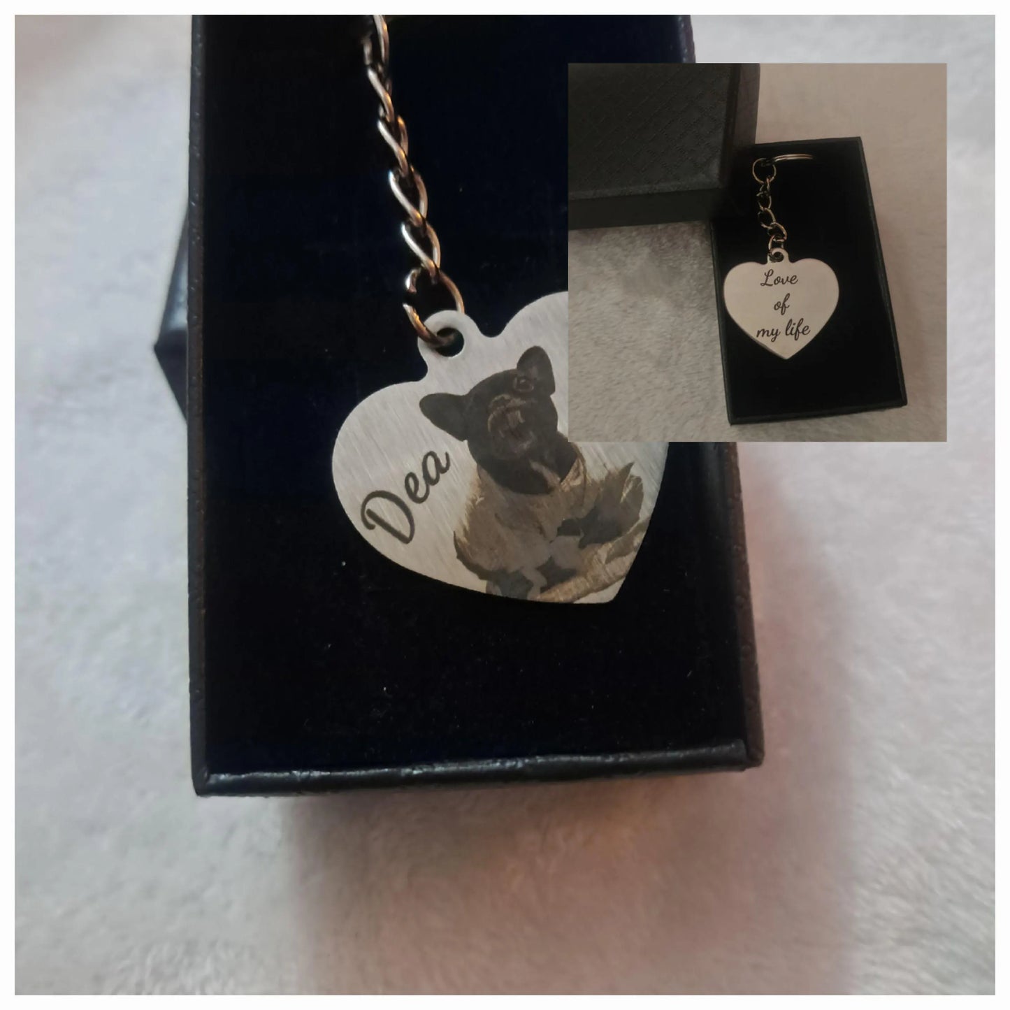 Portachiavi Cuore Personalizzabile - Accessorio Romantico Unico