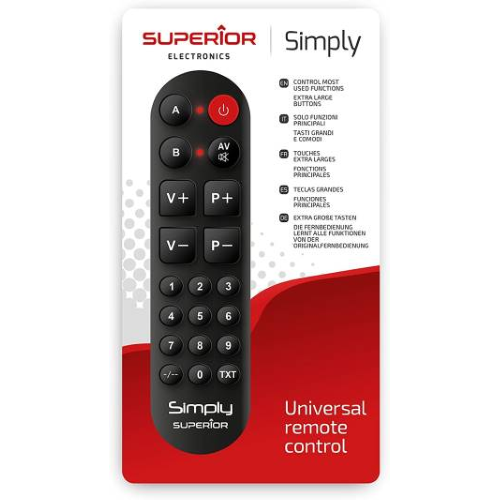 SUPERIOR TELECOMANDO UNIVERSALE SIMPLY NUMERIC