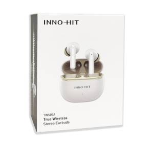 INNO-HIT AURICOLARI TRUE WIRELESS STEREO EARBUDS WHITE