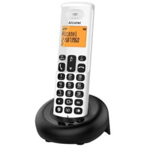 TELEFONO CORDLESS ALCATEL E160 WHITE