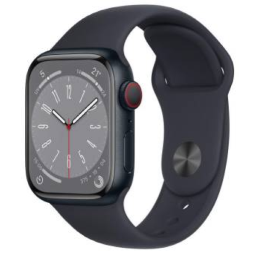 APPLE WATCH SERIE8 CELL 41MM MIDNIGHT AC/MIDNIGHT SB MNHV3TY/A