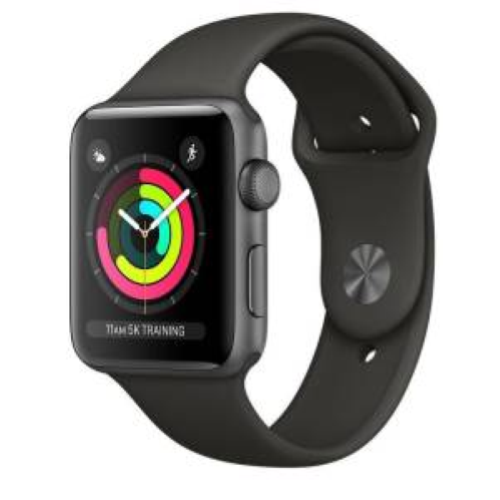 APPLE WATCH SERIE3 38MM SPACEG AC/BLACK SB ITA MQKV2QL/A