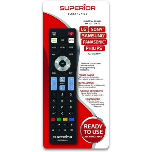 SUPERIOR TELECOMANDO READY 5 SMART SAMSUNG,LG,PANASONIC,SONY,PHILIPS