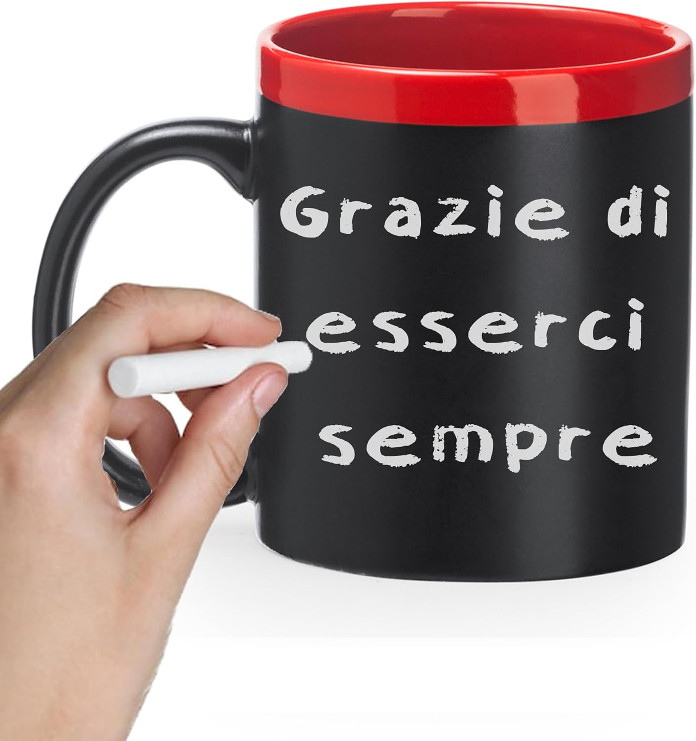 Tazza Lavagna Personalizzabile con Gessetto - Regalo Originale