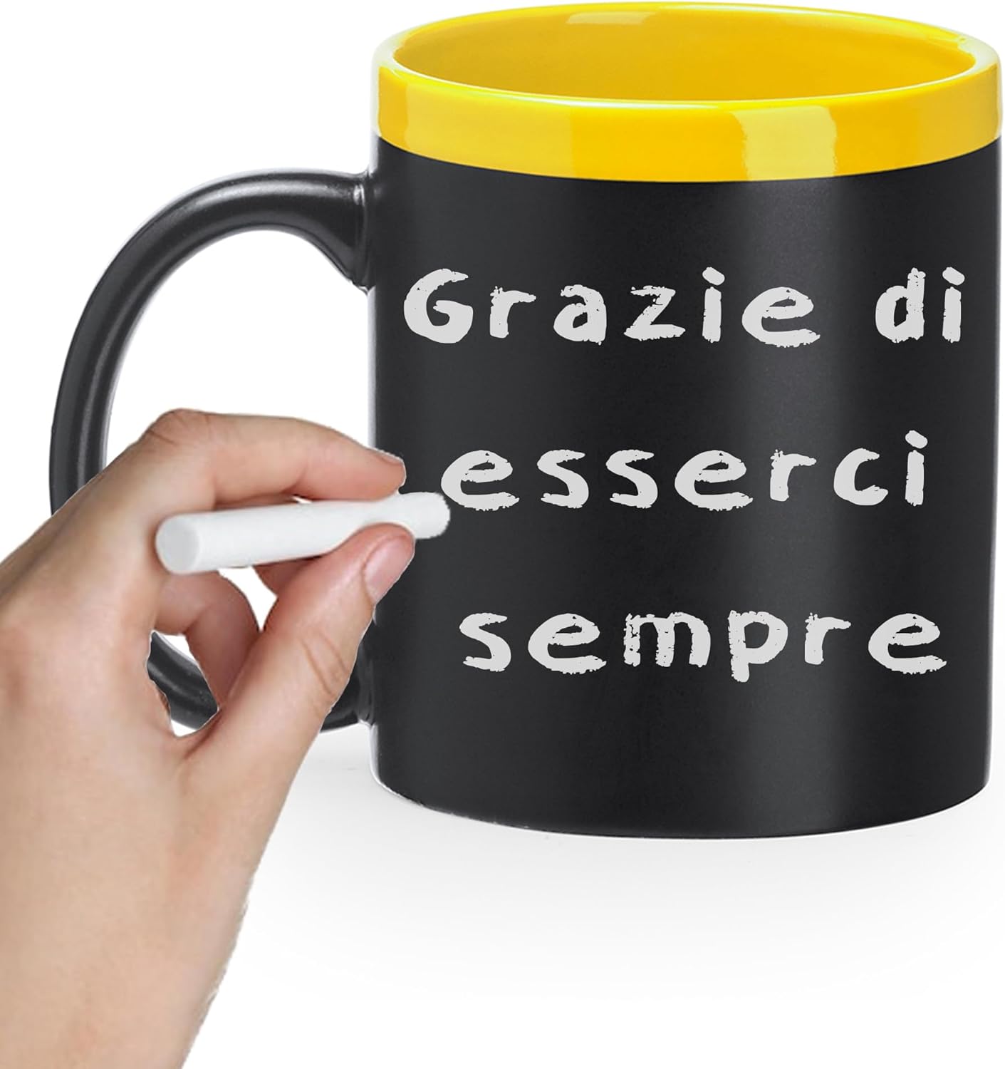 Tazza Lavagna Personalizzabile con Gessetto - Regalo Originale