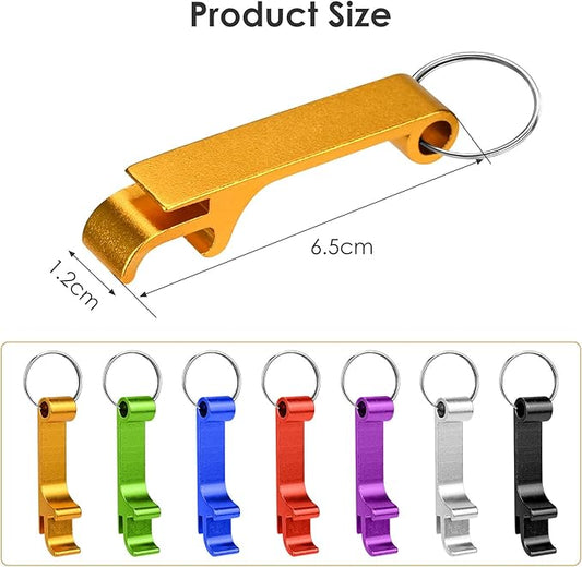 Portachiavi Apribottiglie Alluminio - Multifunzione Campeggio