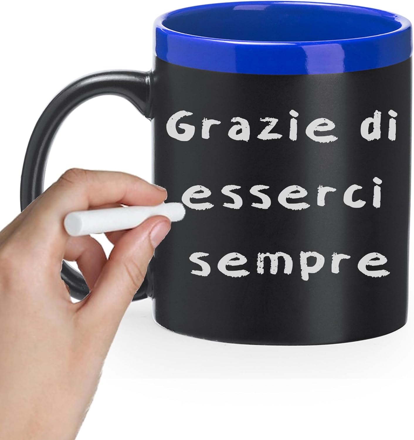 Tazza Lavagna Personalizzabile con Gessetto - Regalo Originale