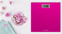 Rowenta Premiss BS1403 Quadrato Rosa Bilancia pesapersone elettronica